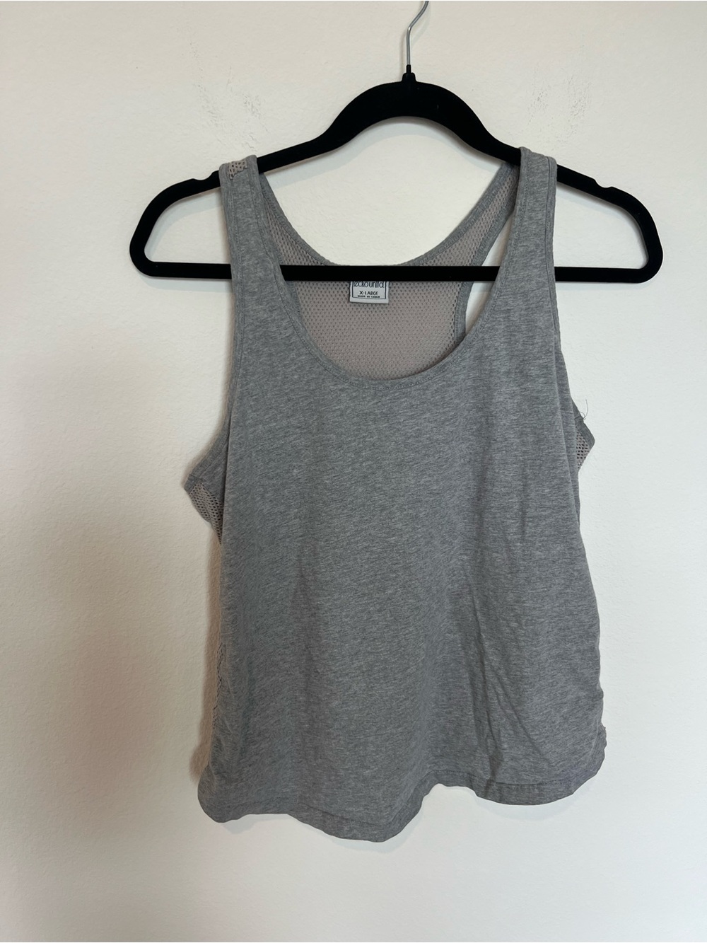 Ecko Unlimited Women's Gray Racerback Tank Top